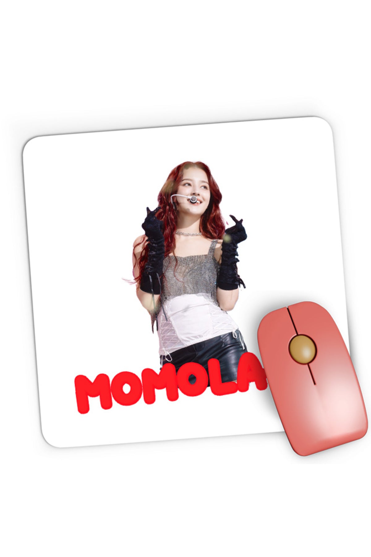 Mousepad Gaming Momoland Nancy Jewel McDonie Sung Ji-yeon JooE, 21x19 cm