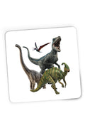 Mousepad Gaming Jurassic Park Dinossaurs Fly Terrestrial Dangerous, 21x19 cm