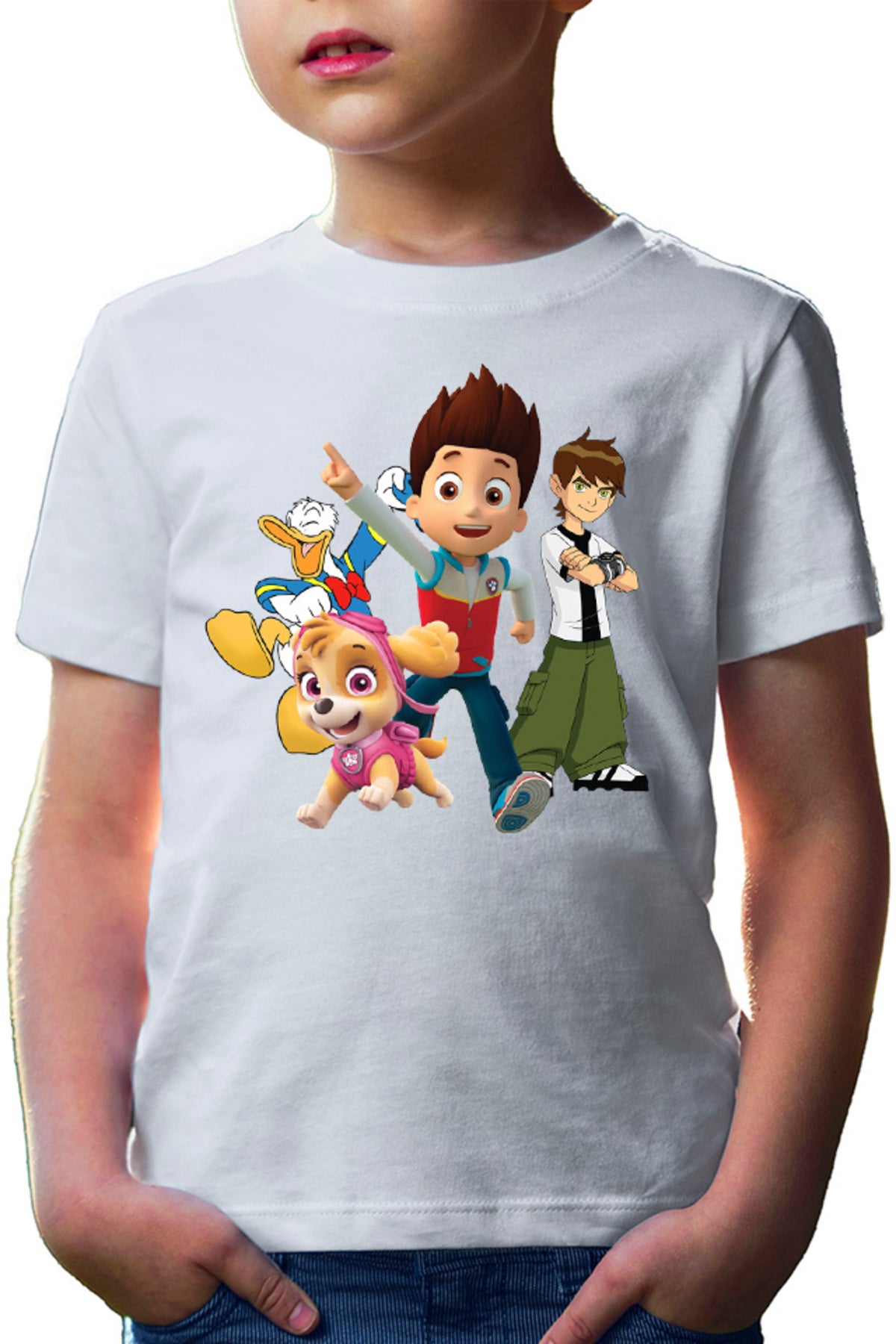 Tricou copii Paw Patrol Skye Pilot Dog Ryder Safe Guard