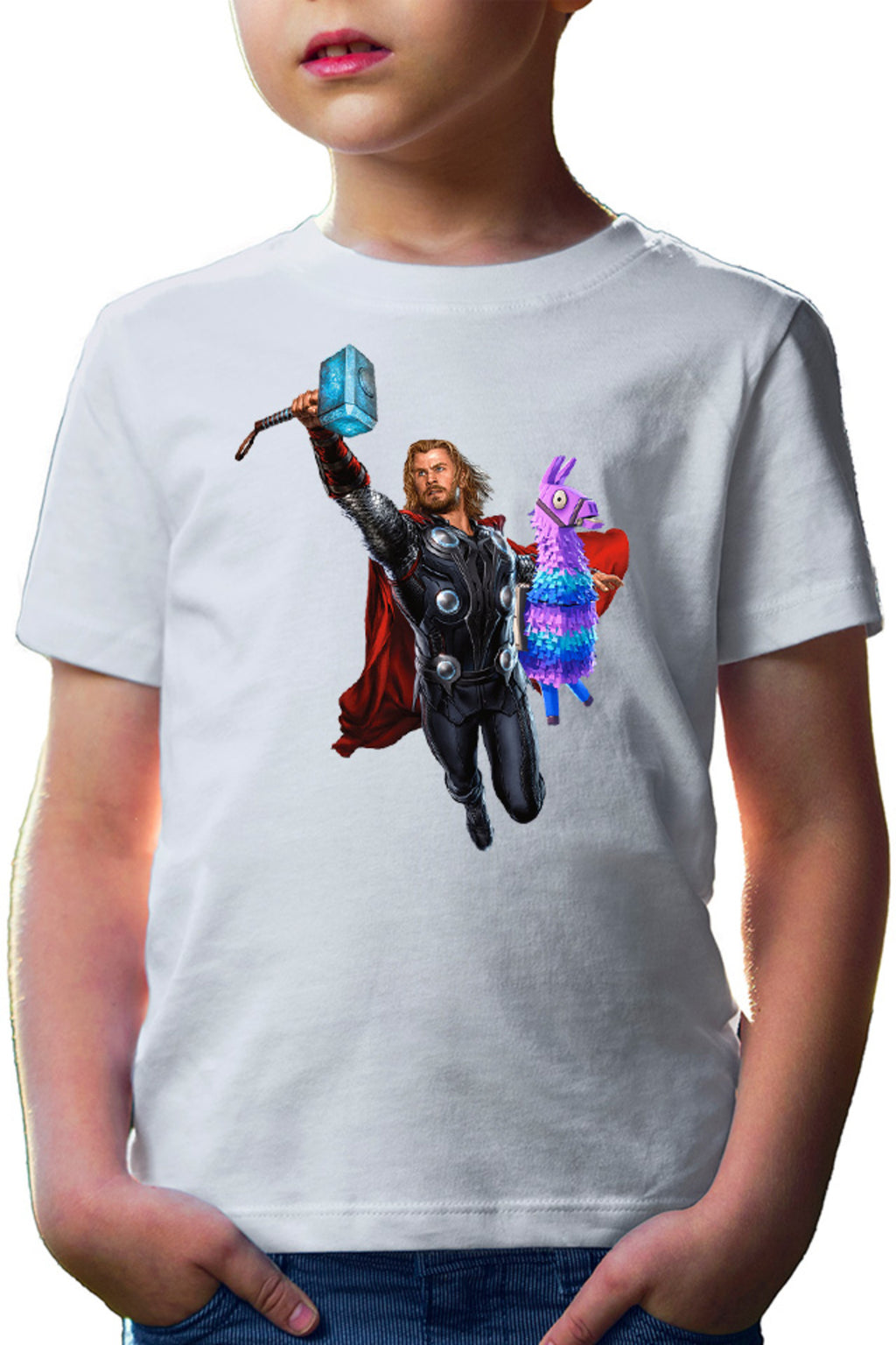 Tricou copii Thor Fortnite Goat Colorful Jump Pet Beloved Favorite Animal