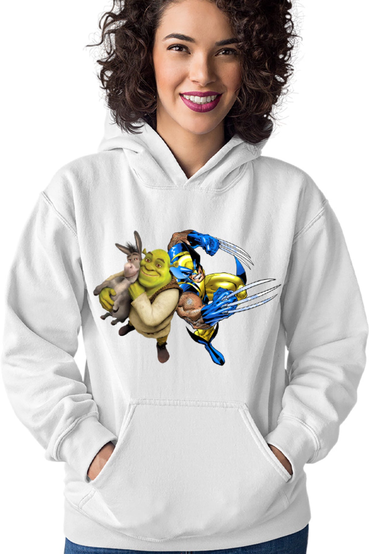 Hanorac dama Shrek Wolverine Donkey Marvel Comic Books