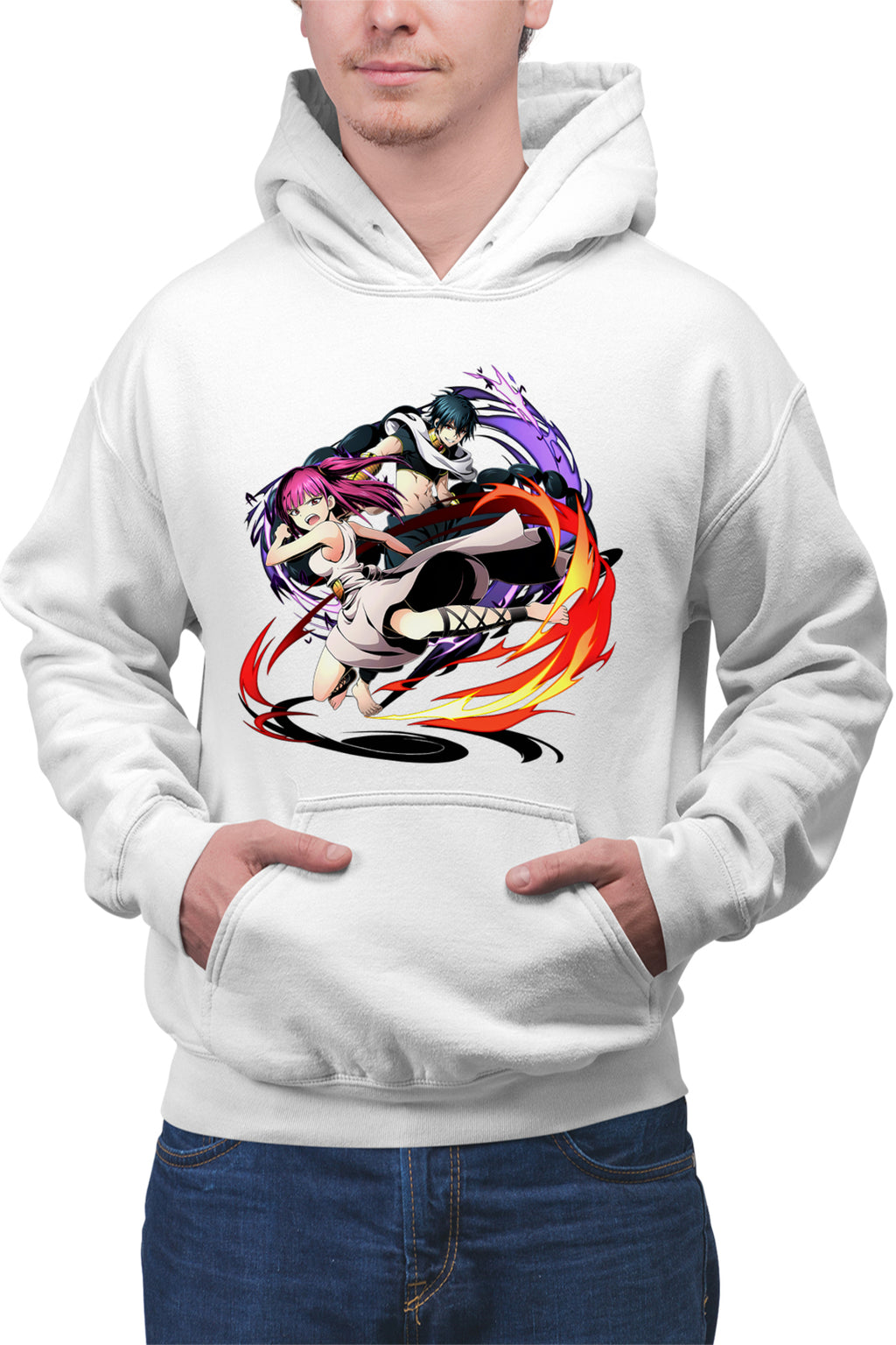 Hanorac barbati Magi The Labyrinth of Magic Morgiana Fight Judar
