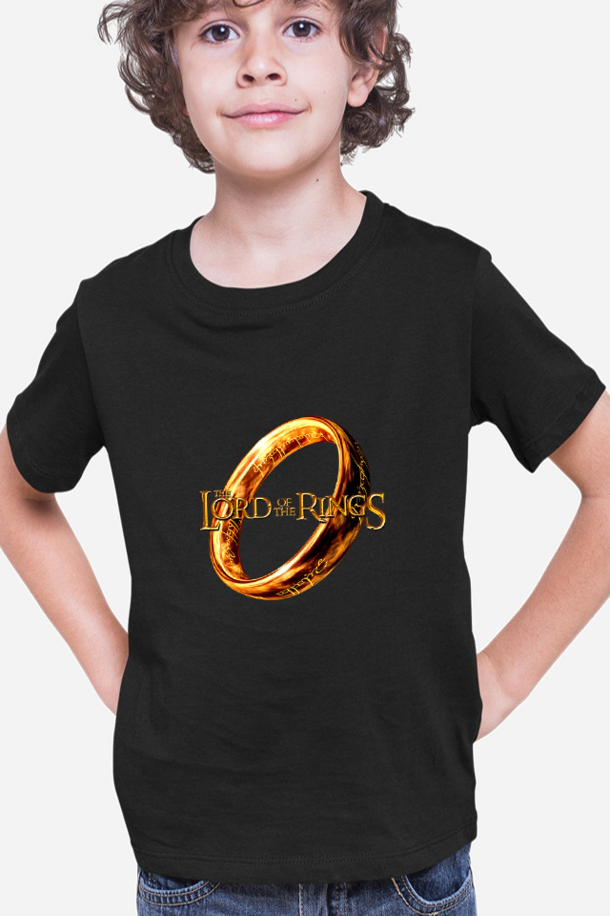 Tricou copii Lord of the Rings Logo Action Legend Hobbit Elf