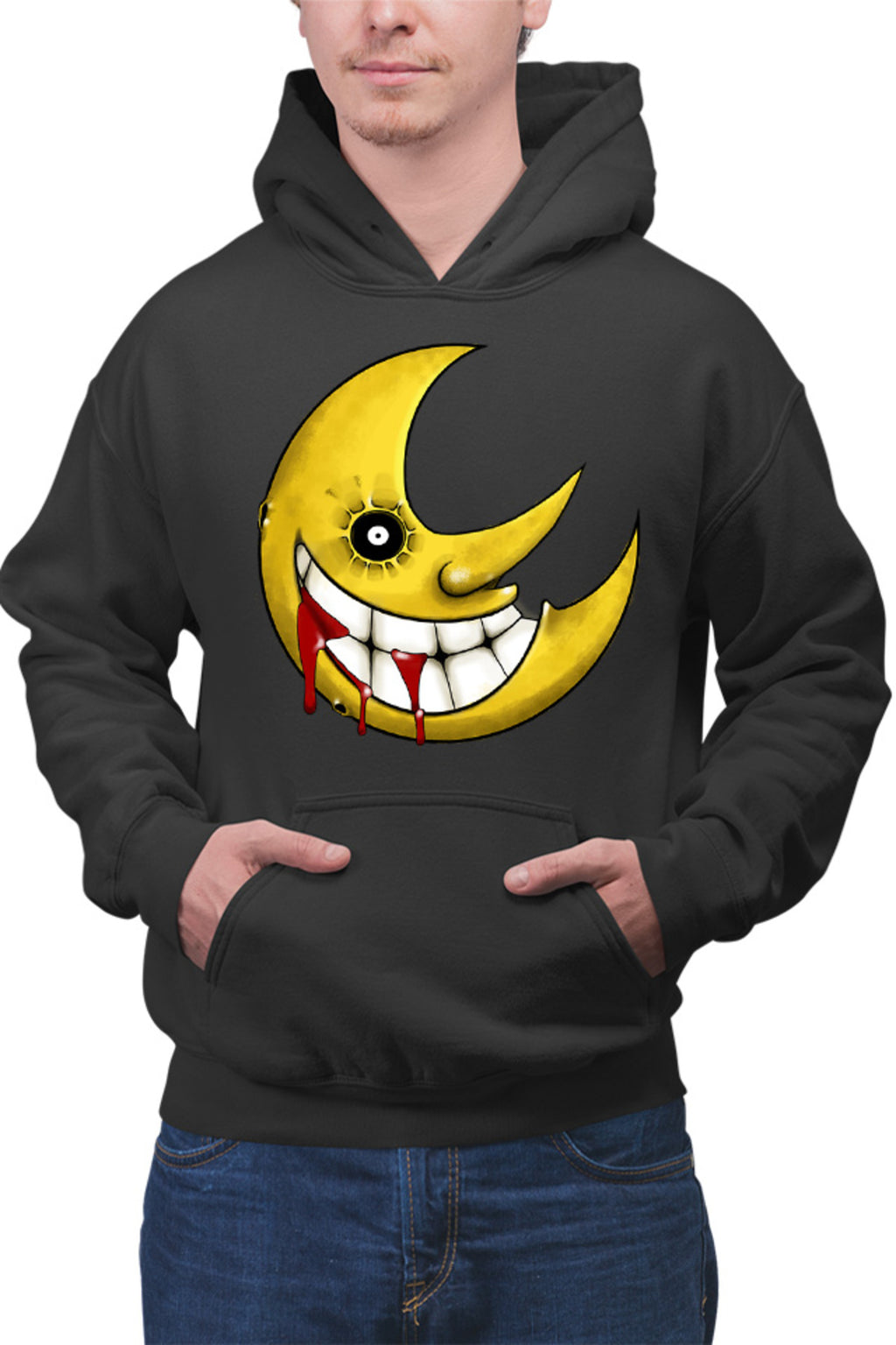 Hanorac barbati Soul Eater Moon Smile Blood Horror