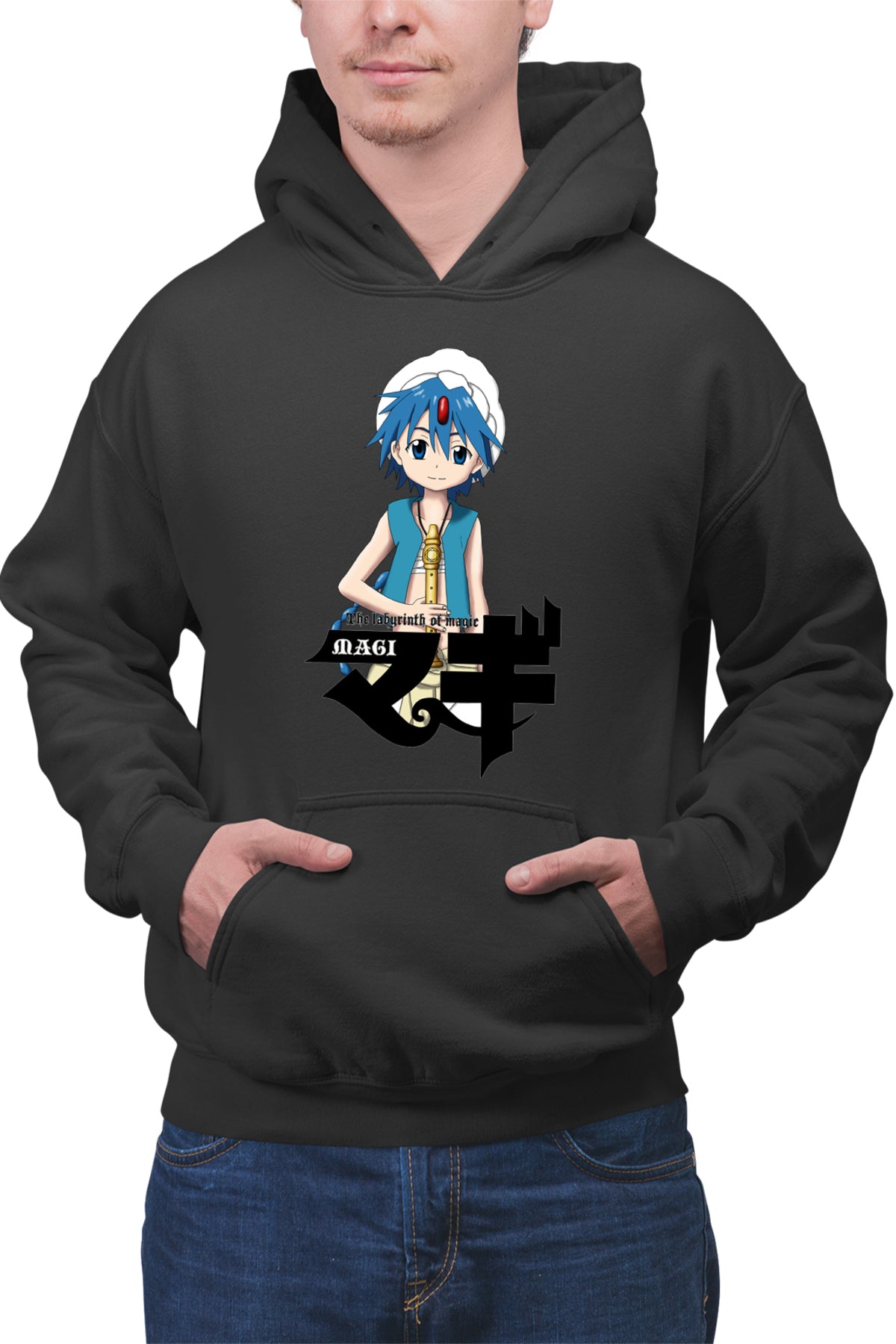 Hanorac barbati Magi The Labyrinth of Magic Alladin Flute Logo