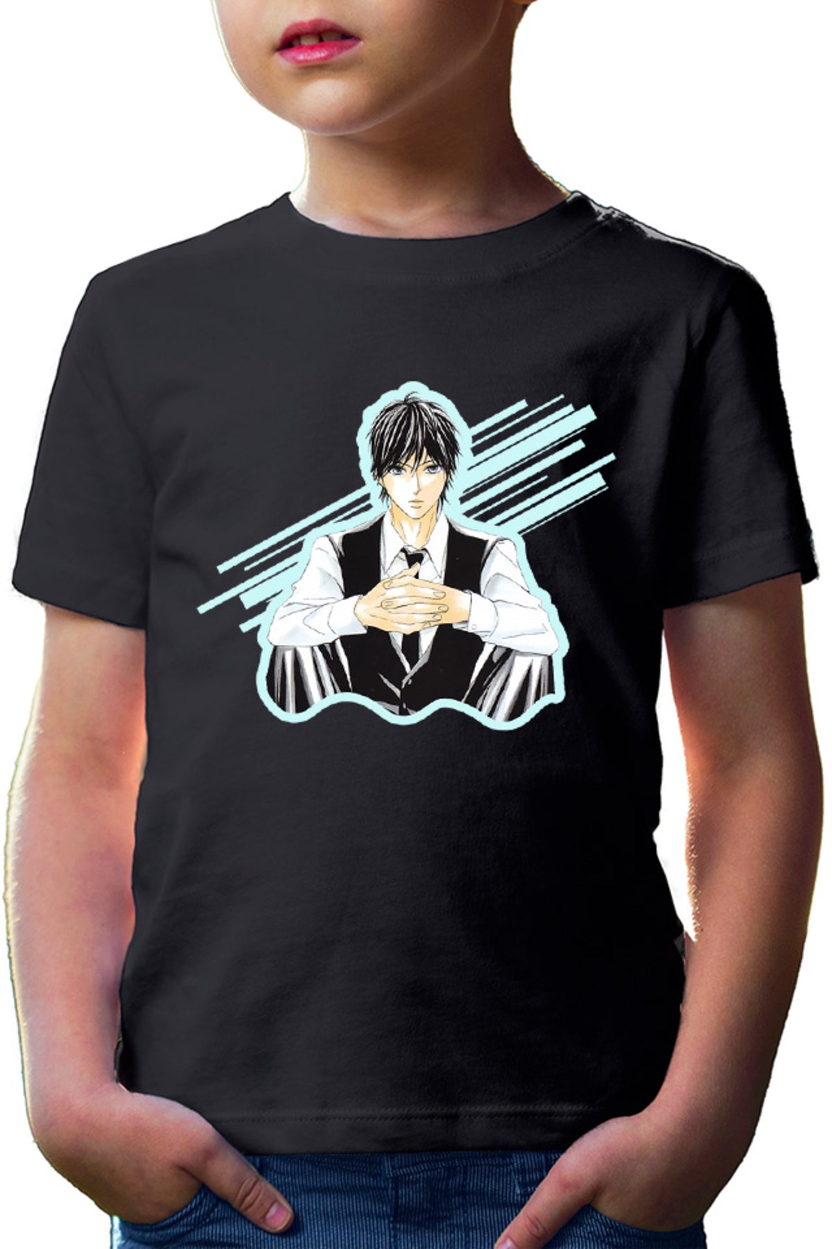 Tricou copii LDK Kugayama Shuusei Cool Suit Kuundere