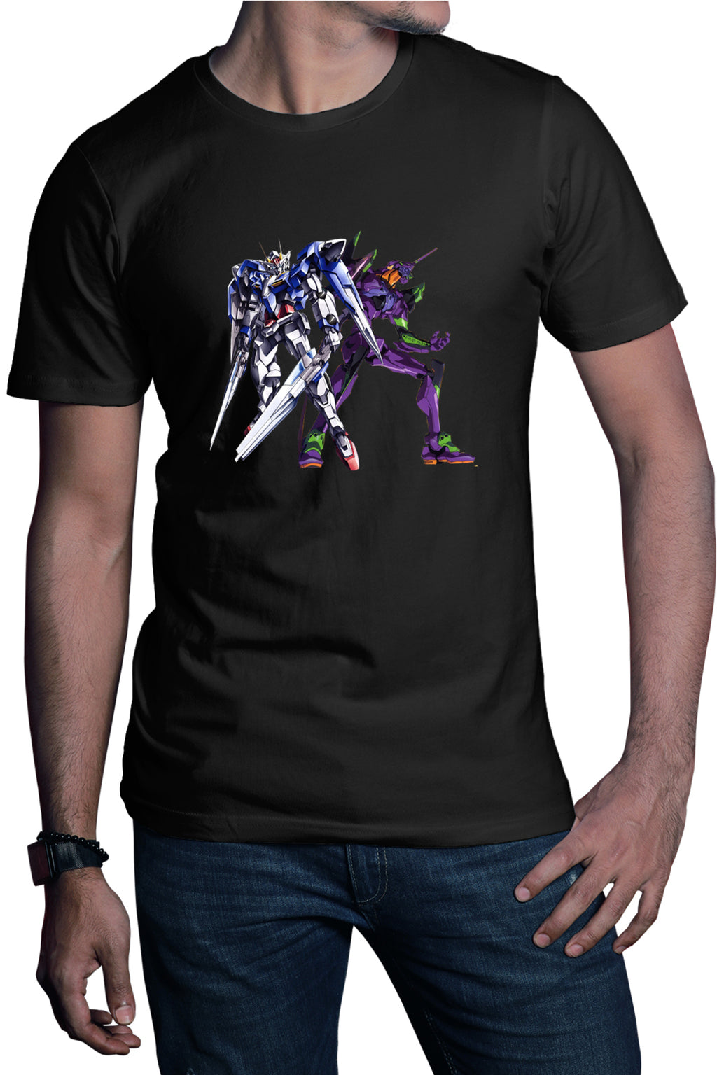 Tricou barbati dam Robot Blue Eva Kakalot