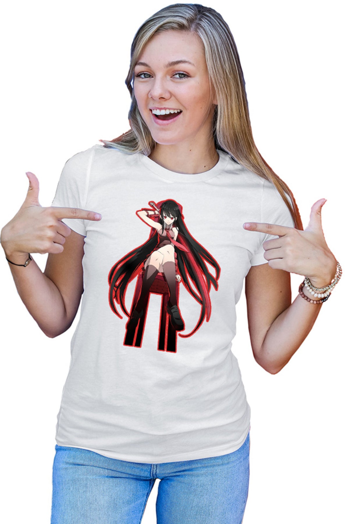 Tricou dama Akame ga Kill Long Sword Fantasy Takahiro Demon Slayer