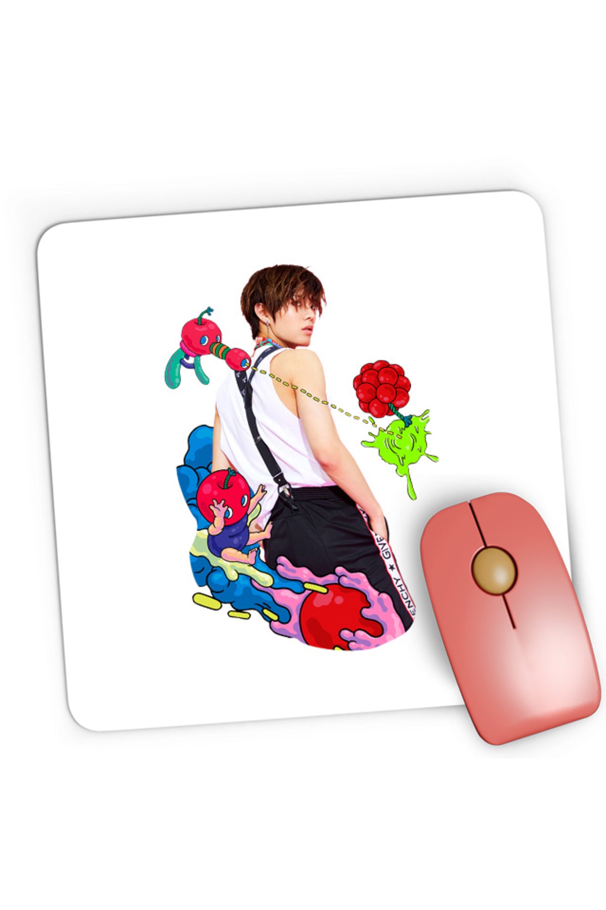 Mousepad Gaming NCT Cherry Bomb Entertainment Lumitless S.M. K-pop, 21x19 cm