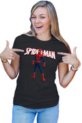 Tricou dama Spiderman Logo Ultimate Game Costume Superhero