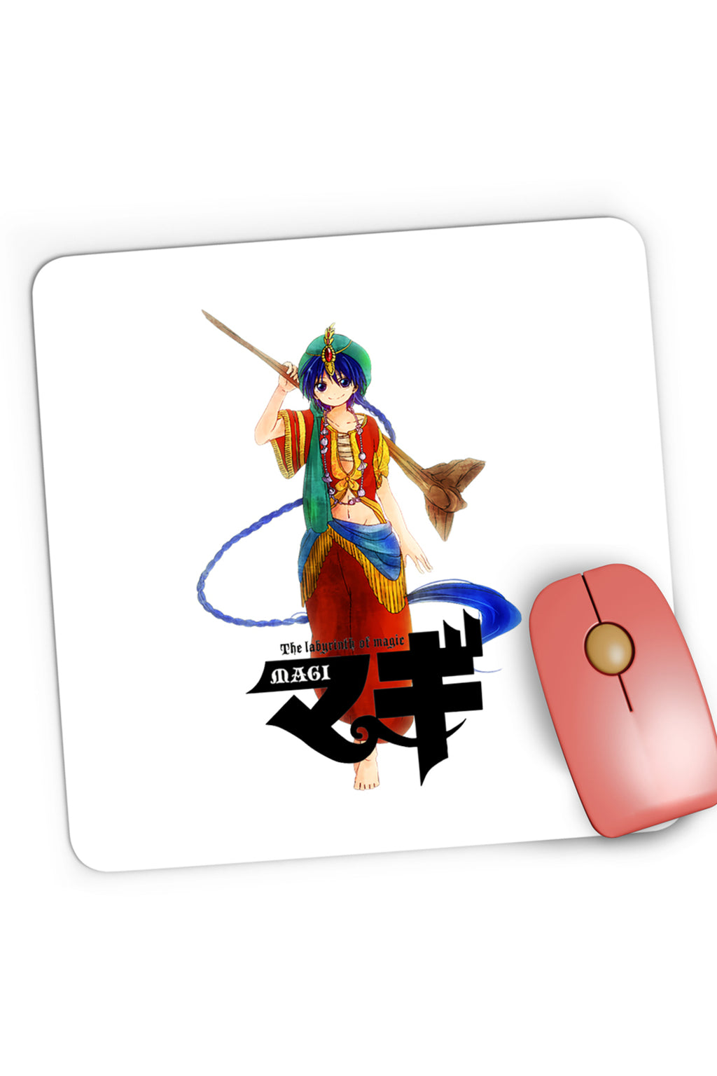 Mousepad Gaming Magi The Labyrinth of Magic Alladin Fancy Outfit, 21x19 cm