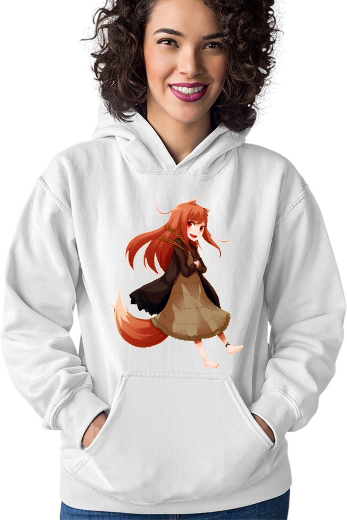 Hanorac dama Spice And Wolf Holo Fantasy Anime Medieval