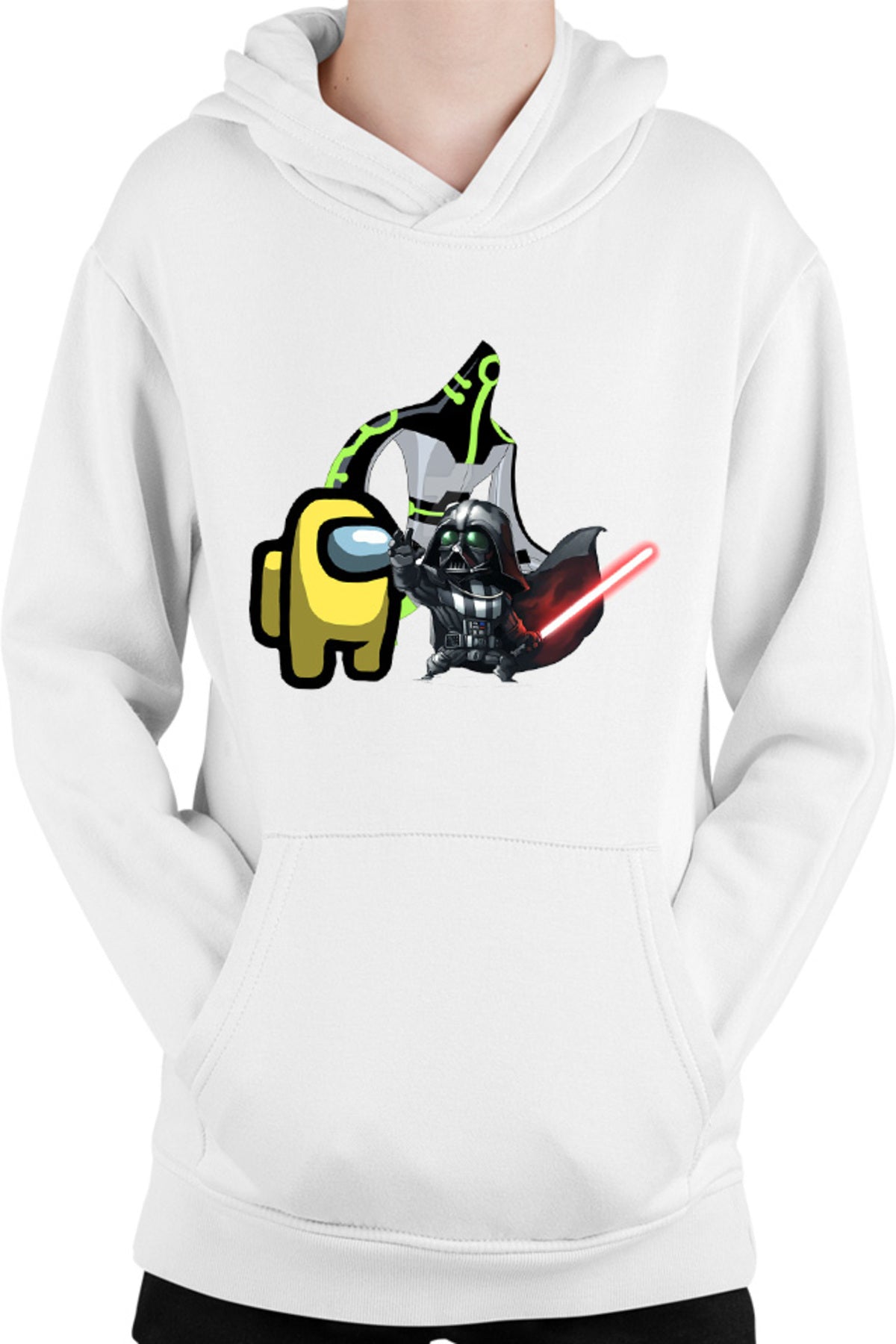Hanorac copii Ben 10 Among Us Crew Member Darth Vader Immortality Chibi