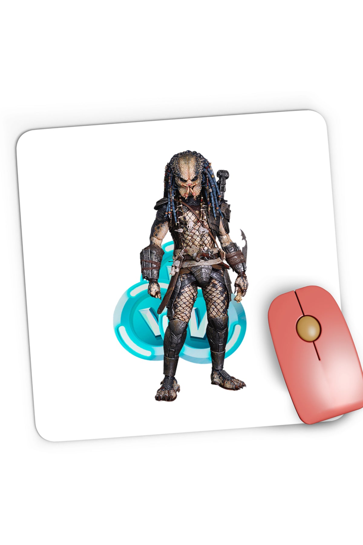 Mousepad Gaming Predator Warrior Fortnite Vbucks Battle Royale, 21x19 cm