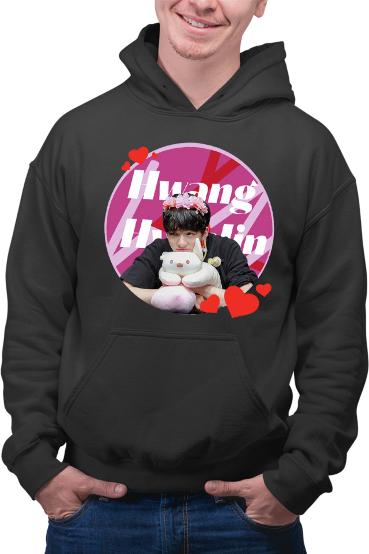 Hanorac barbati Stray Kids Monogram Sketch Album Logo Hwang