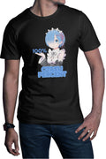 Tricou barbati Re Zero REM Otaku Percentage Maiden Kawaii Technics