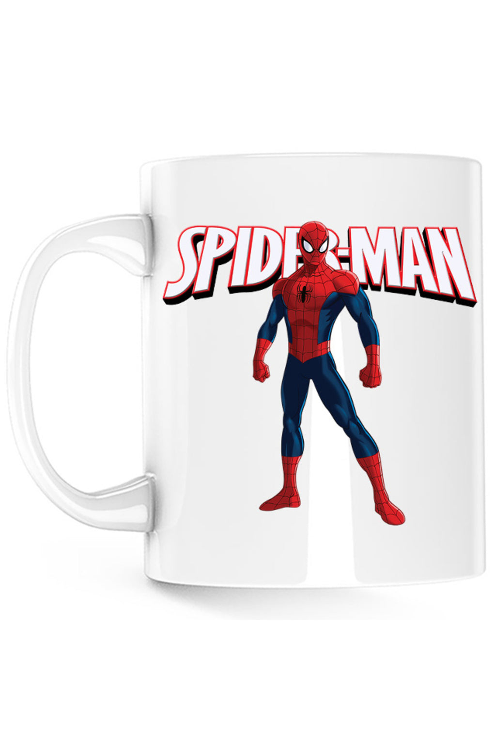 Cana Spiderman Logo Ultimate Game Costume Superhero, alba, 330 ml