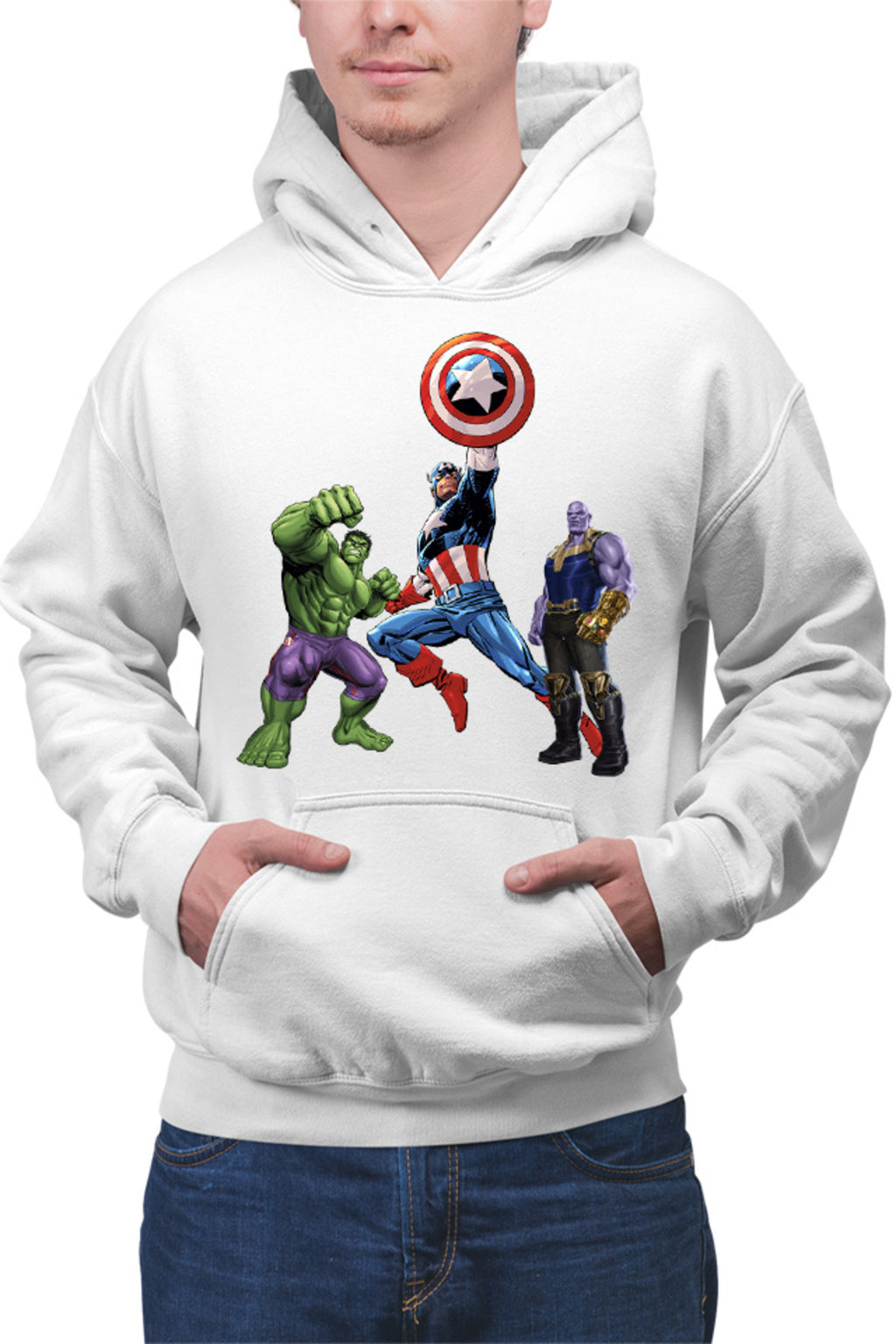 Hanorac barbati Captain America Hulk Thanos Marvel Avangers Comics Cartoons