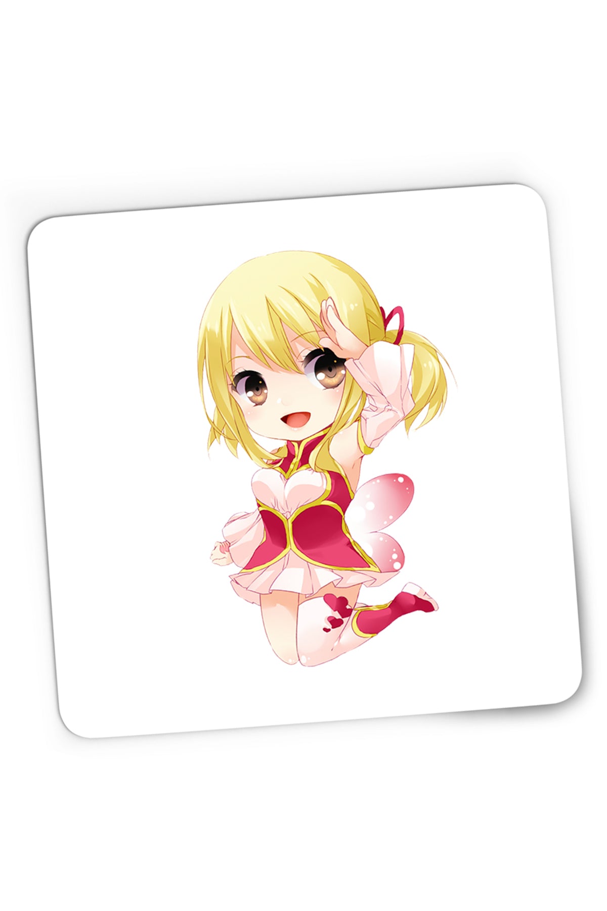 Mousepad Gaming Fairy Tail Love Story Valentine Day Anime, 21x19 cm