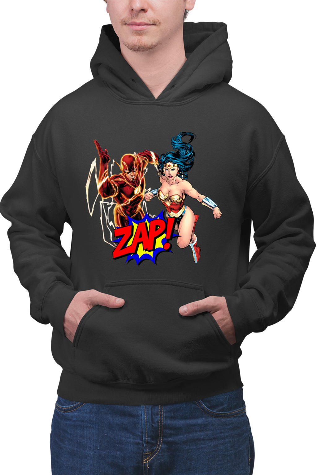 Hanorac barbati The Flash Wonder Woman Girl Power