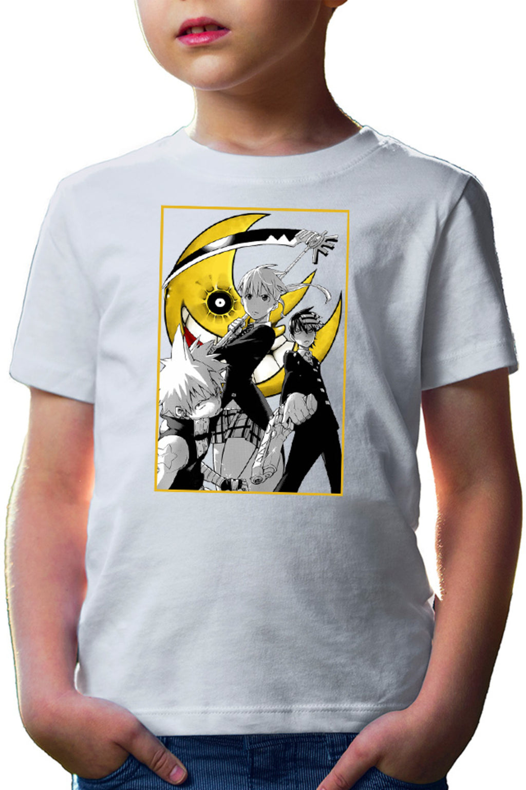 Tricou copii Soul Eater Group Death The Kid Black Star Soul Maka