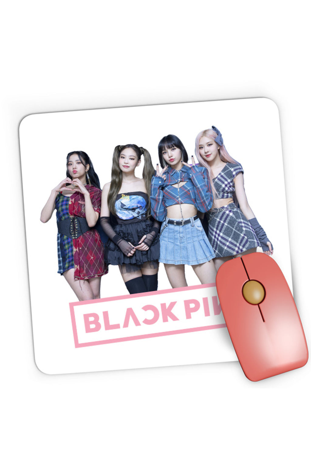 Mousepad Gaming Blackpink Group Idols MTV Cute Expo Fashion, 21x19 cm