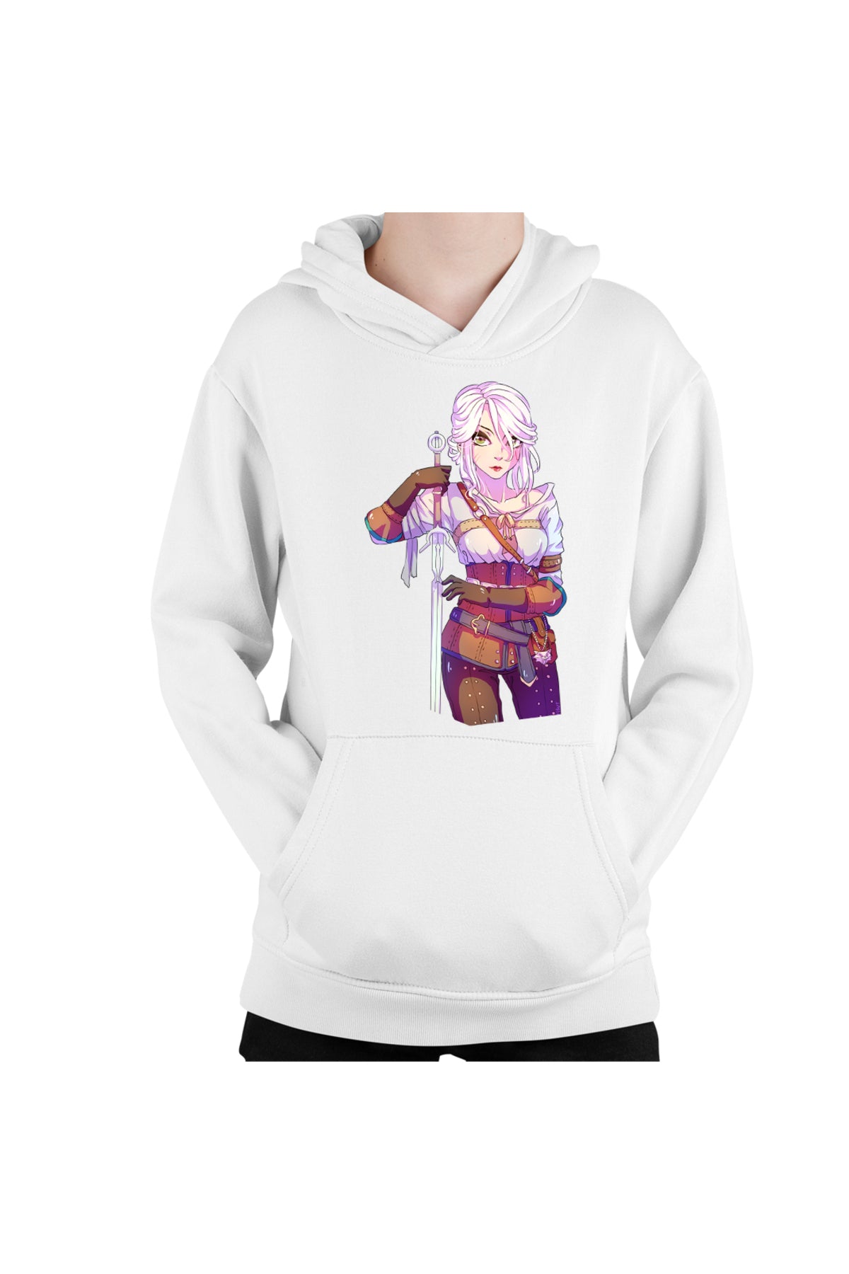 Hanorac copii The Witcher Ciri Anime Mangaka Girl Hunter