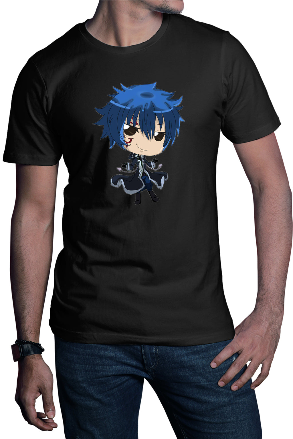 Tricou barbati Fairy Tail Gray Fullbuster Police Friends