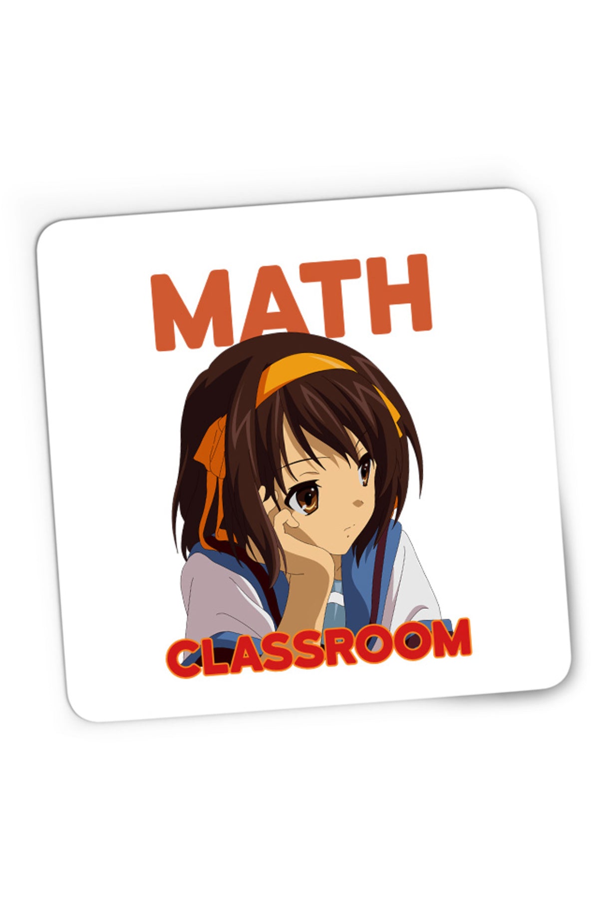 Mousepad Gaming Haruhi Suzumiya Math Classroom Anime Comedy Highschool, 21x19 cm