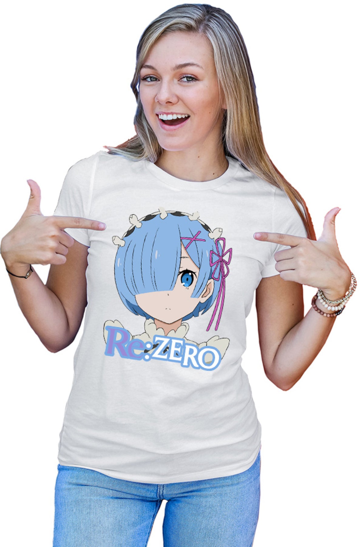 Tricou dama Re Zero REM Maiden Light Novel Manga Cosplay