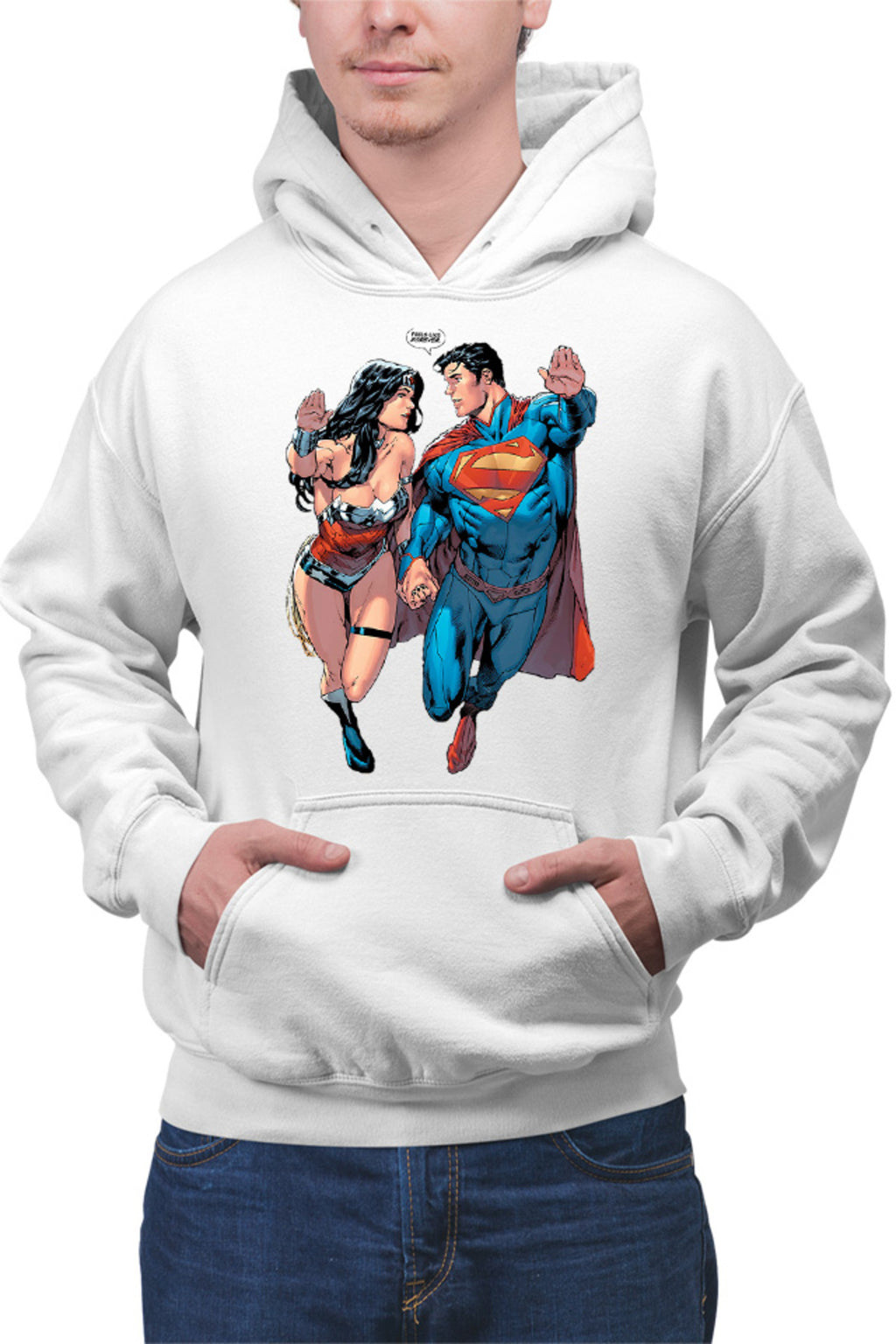 Hanorac barbati Wonder Woman Superman Lovers Superpowers American Heroes