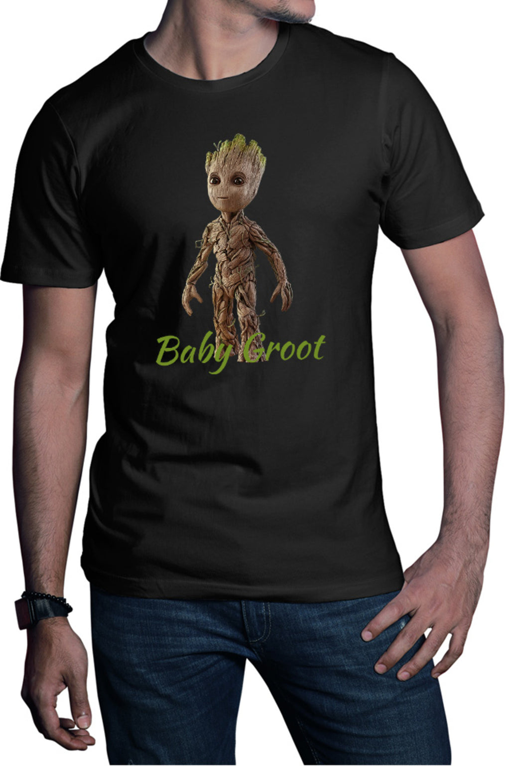 Tricou barbati Baby Groot Nature Living Planet Gamora Rocket