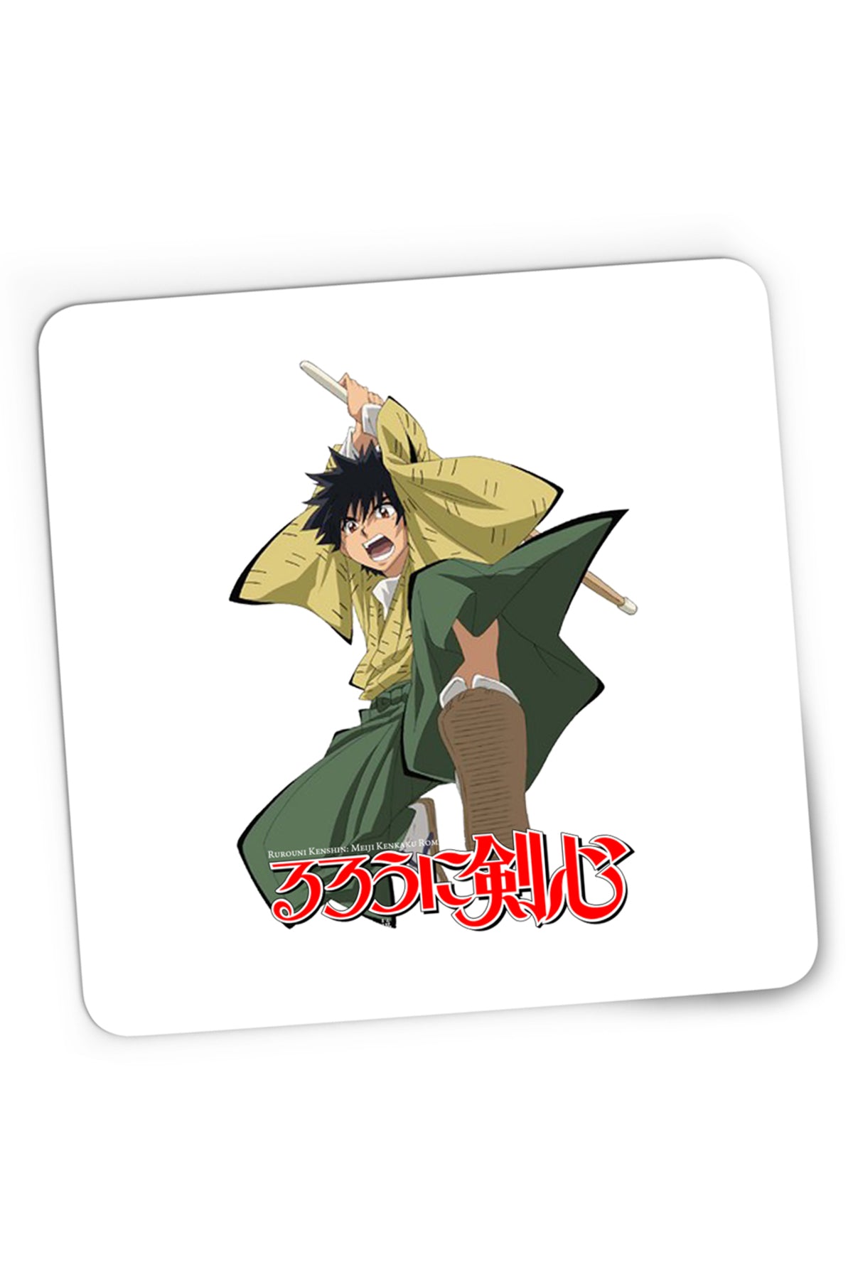 Mousepad Gaming Rurouni Kenshin Yahiko Hit Logo Spadasin, 21x19 cm