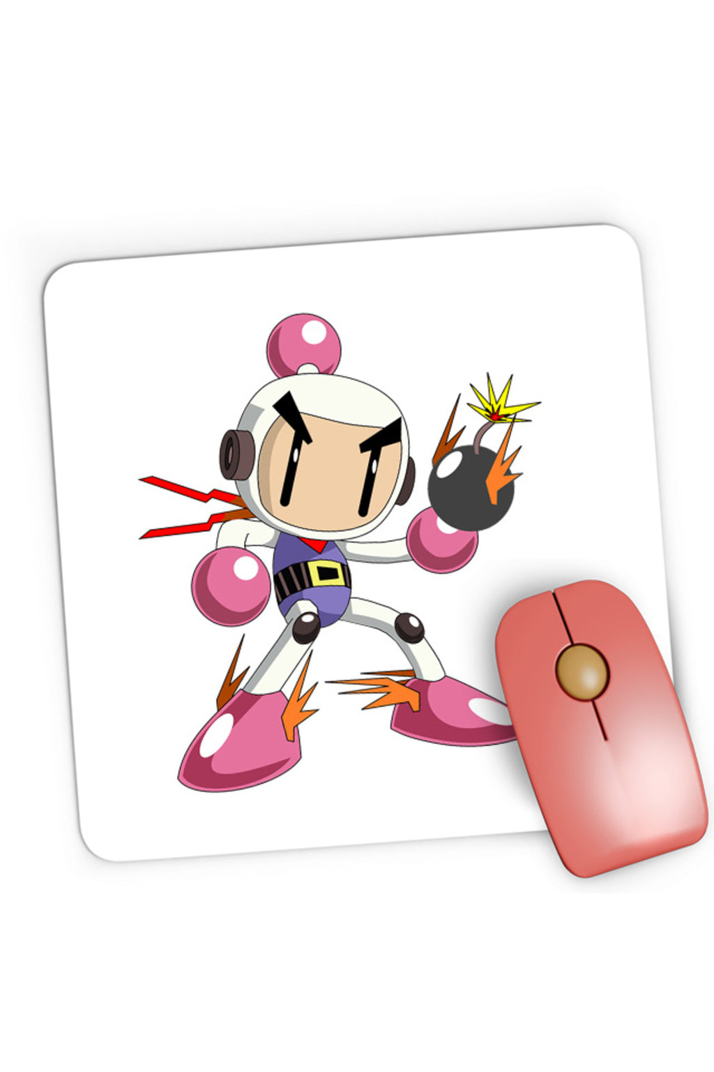 Mousepad Gaming Bomberman Angry Japanese Multiplayer, 21x19 cm