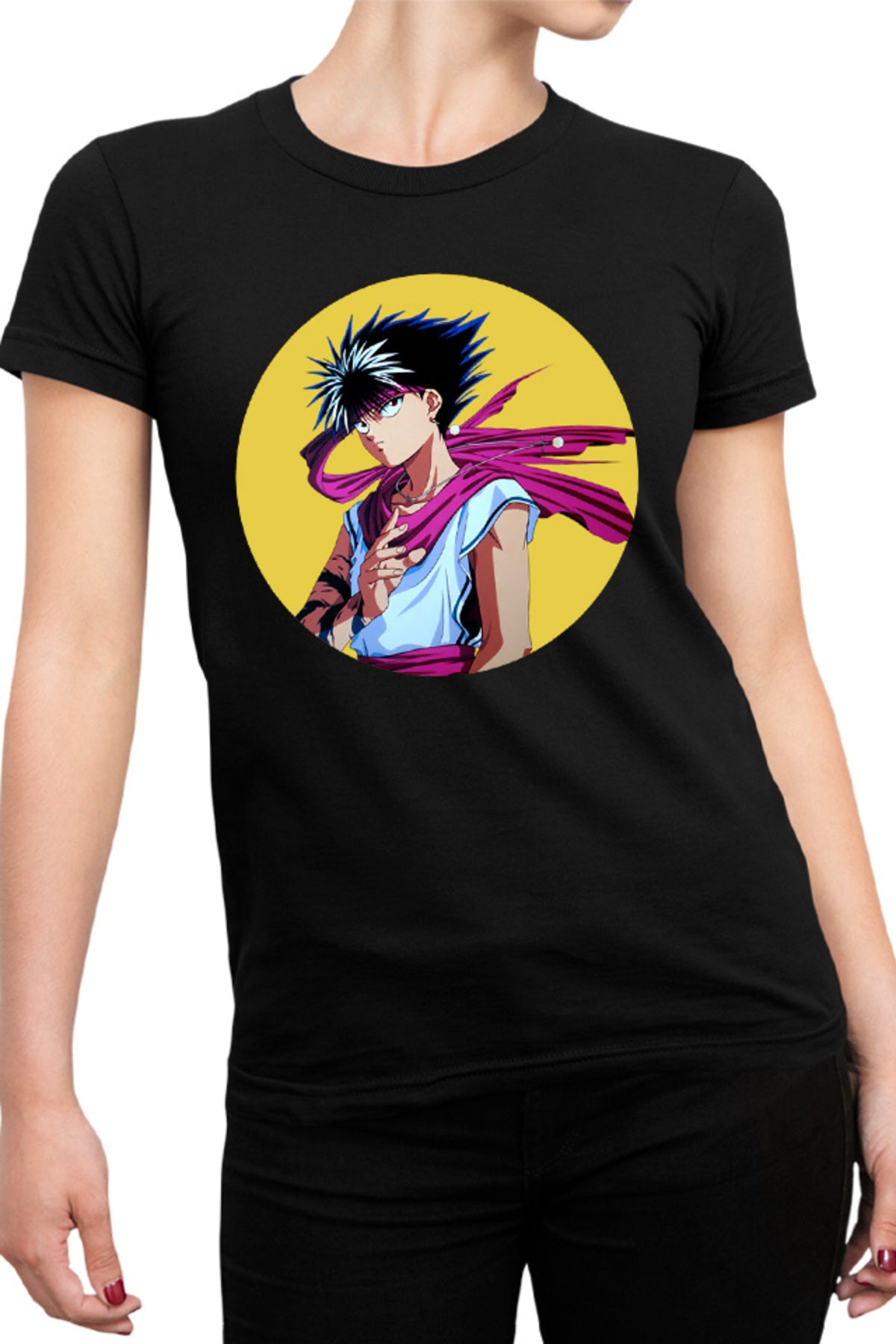 Tricou dama Yu Yu Hakusho Hiei Powers Mangaka Season