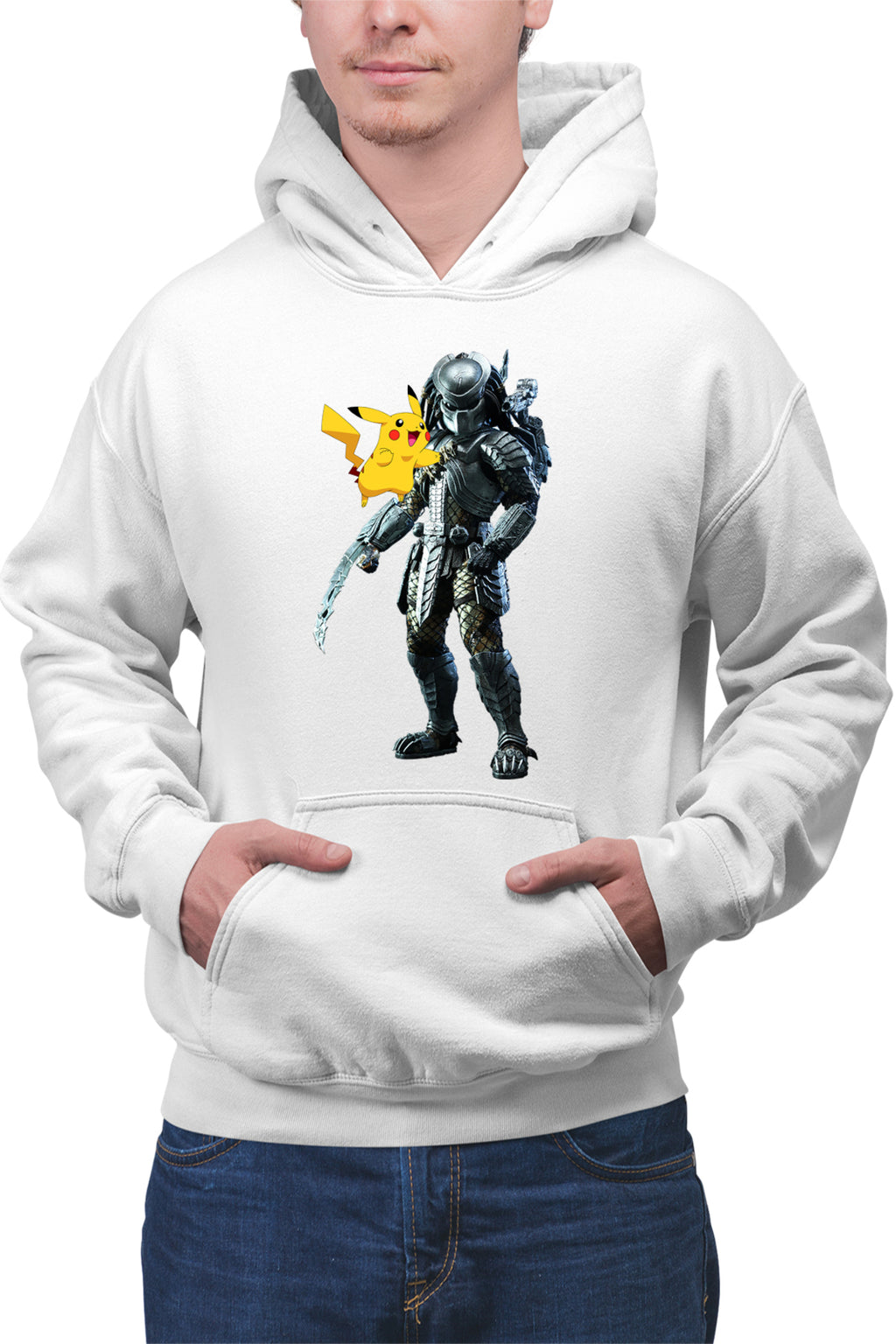 Hanorac barbati Predator Vs Alien Pikachu Pokemon Mania