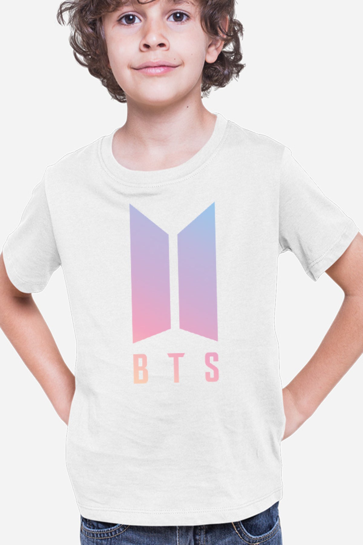 Tricou copii BTS Logo K-pop Popular Korean Band Boys