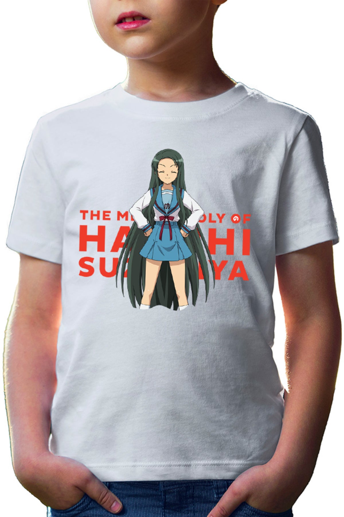 Tricou copii Haruhi Suzumiya Tsuruya Light Novel Slice of Life Duplo