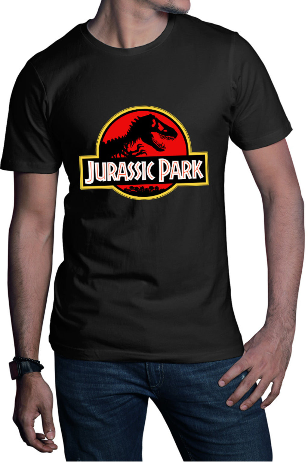 Tricou barbati Jurassic Park Logo Dinossaurs