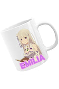 Cana Re Zero Emilia Cat Magical Princess Kind Wizard Time, alba, 330 ml