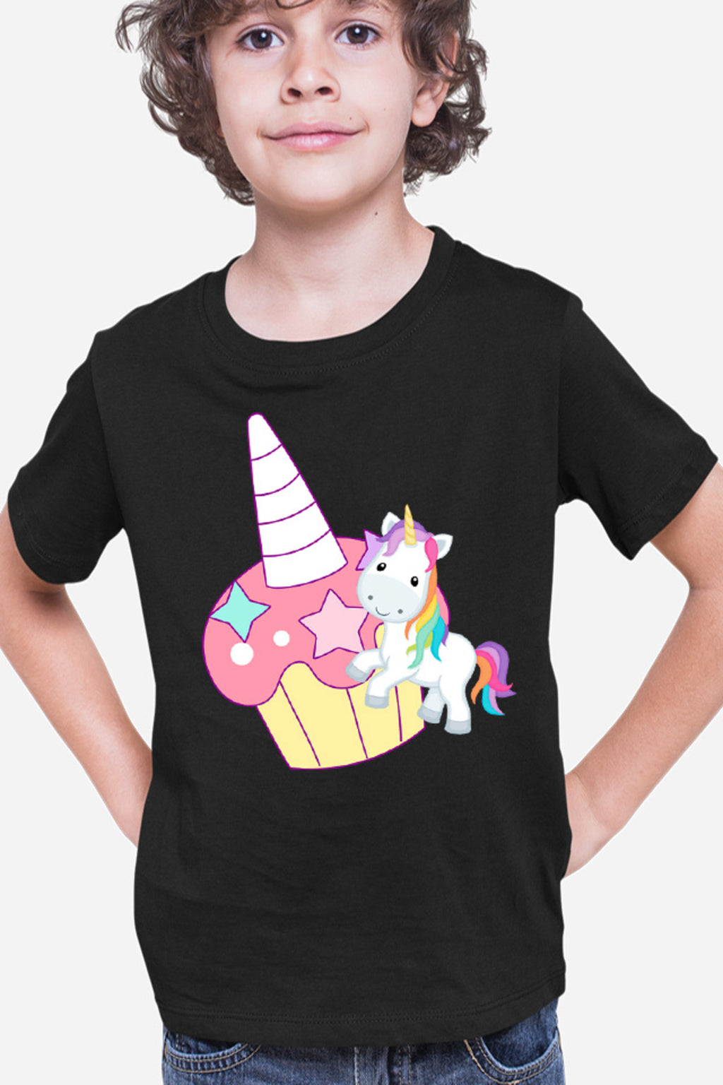 Tricou copii Unicorn Squad Muffin Colorful Luck