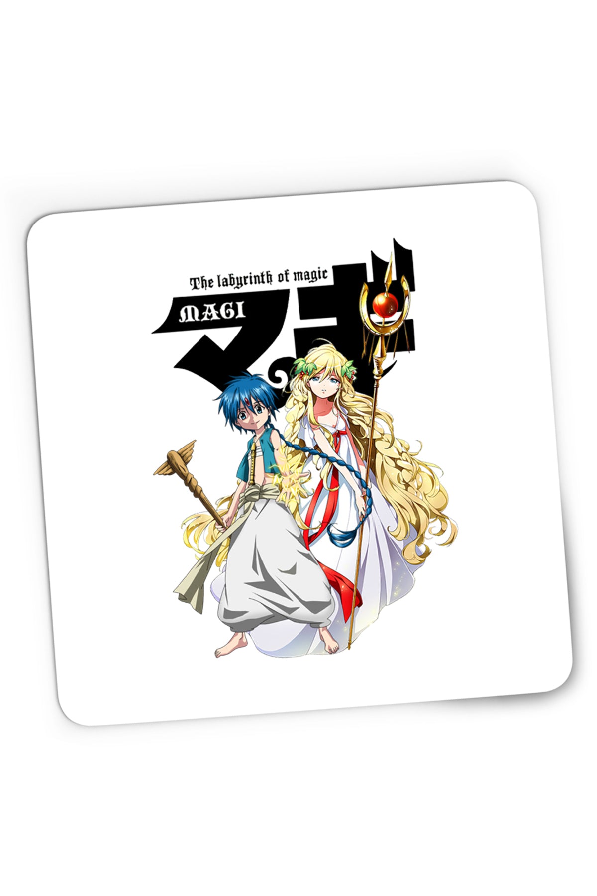 Mousepad Gaming Magi The Labyrinth of Magic Alladin Blonde Girl, 21x19 cm
