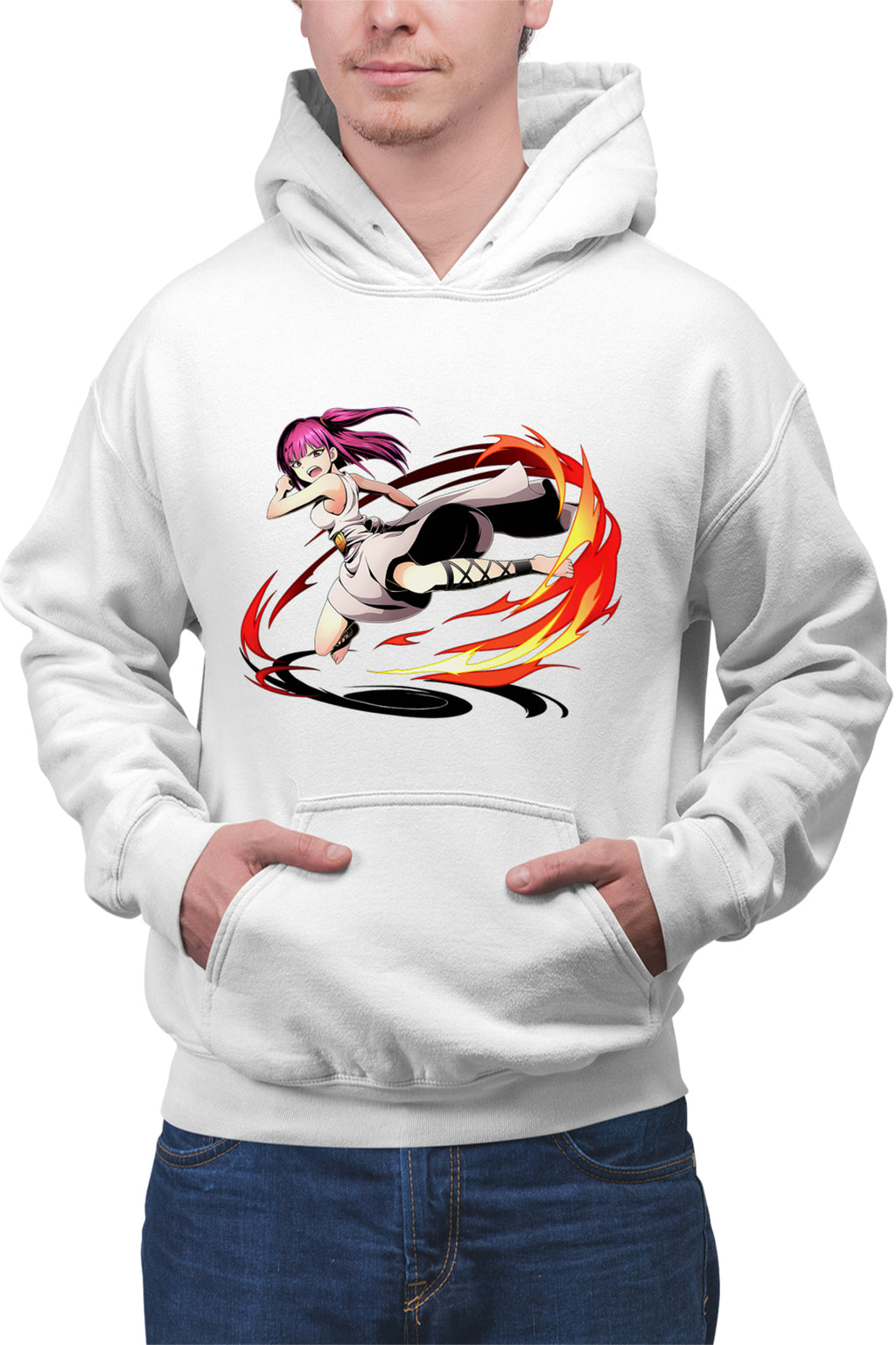 Hanorac barbati Magi The Labyrinth of Magic Morgiana Fight Leg Fire