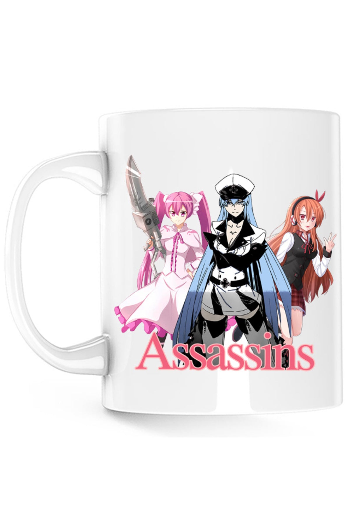Cana Akame ga Kill Mine Esdeath Celsea Spadasin Assasin Anime, alba, 330 ml