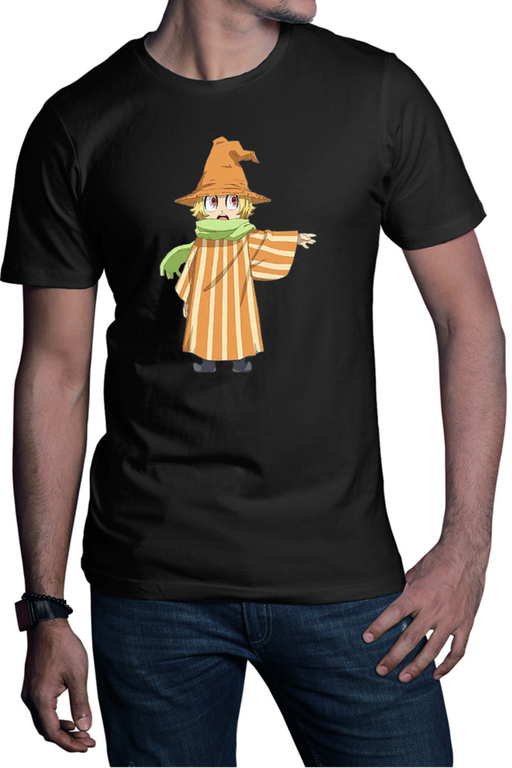 Tricou barbati Muhyo Roji Page Klaus Magic Wizard Pumkin Chibi Animation Fantasy