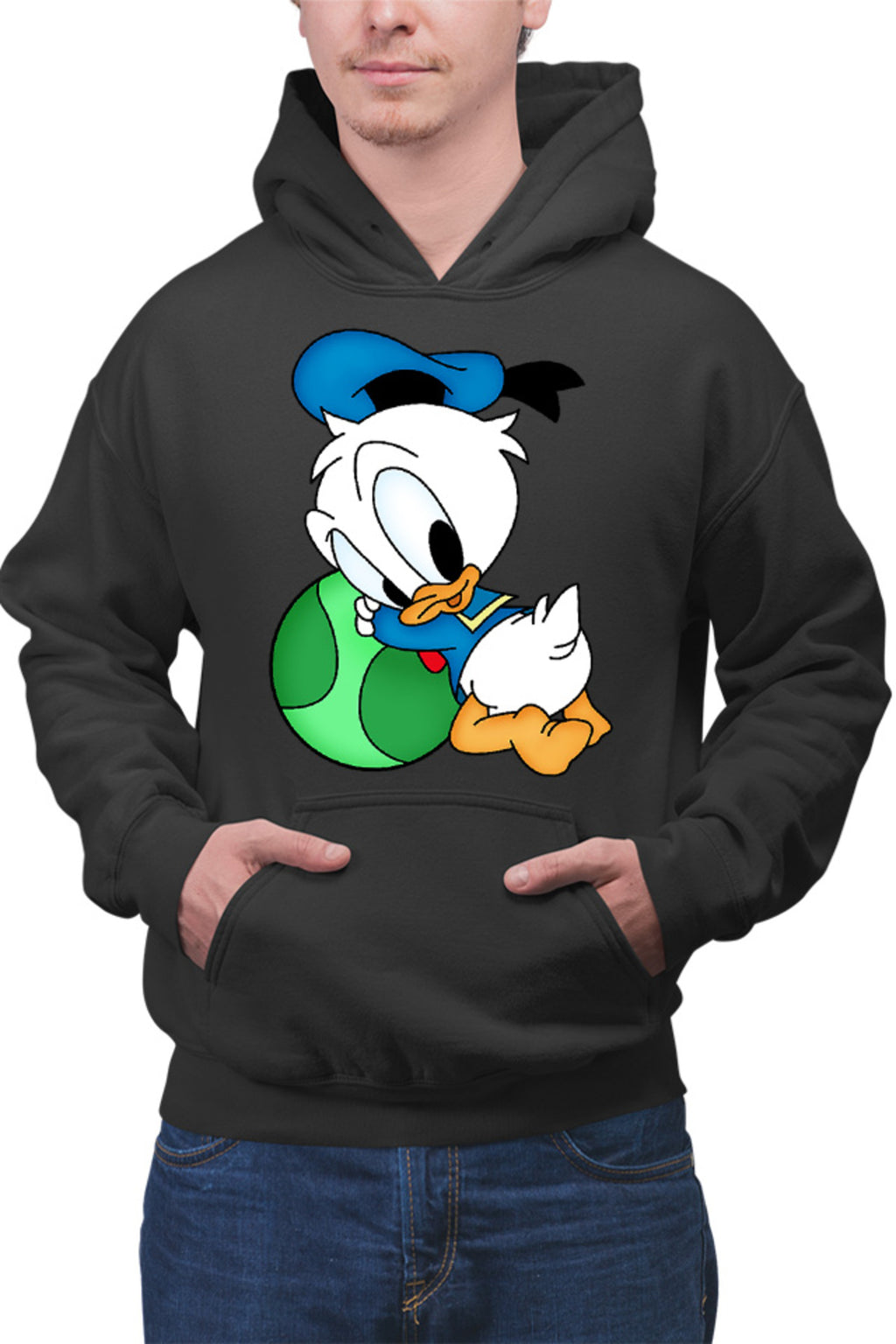 Hanorac barbati Donald Duck Kid Chibi Duckling Ball Play