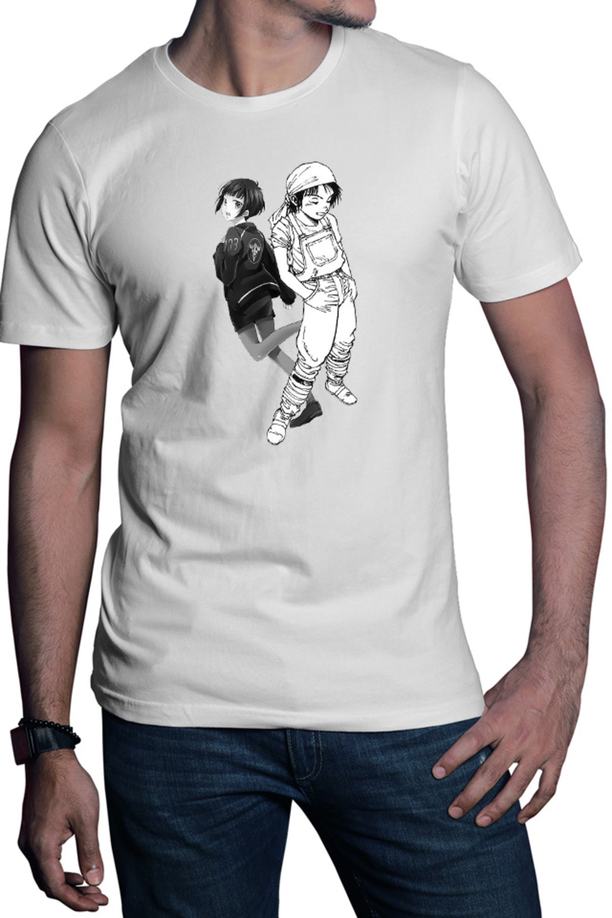 Tricou barbati Battle Angel Alita Yugo Akane Psycho Pass Police
