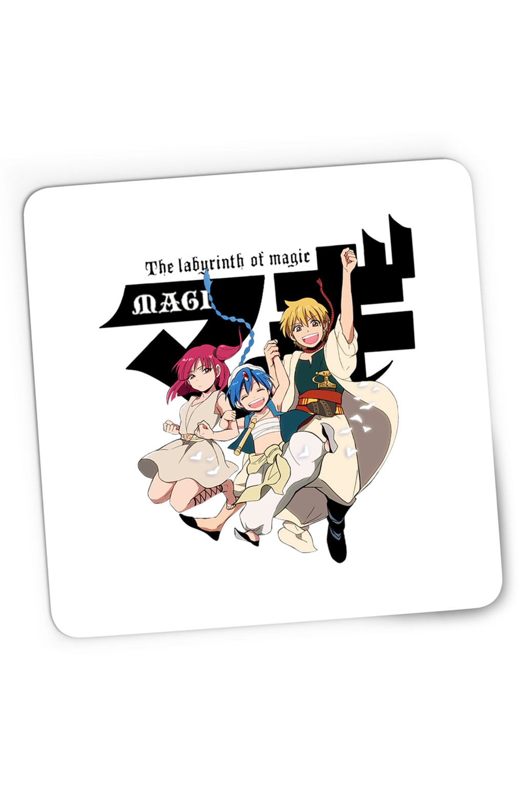 Mousepad Gaming Magi The Labyrinth of Magic Djin Group Jump, 21x19 cm