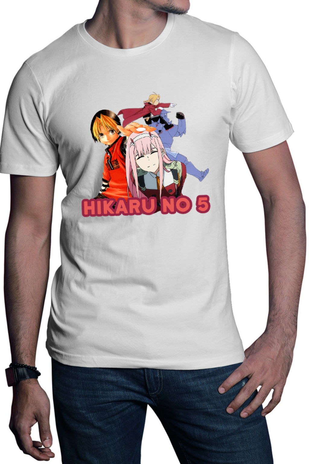 Tricou barbati Hikaru no Go Darling in the FranXX Zero Two Full Metal Alchemist