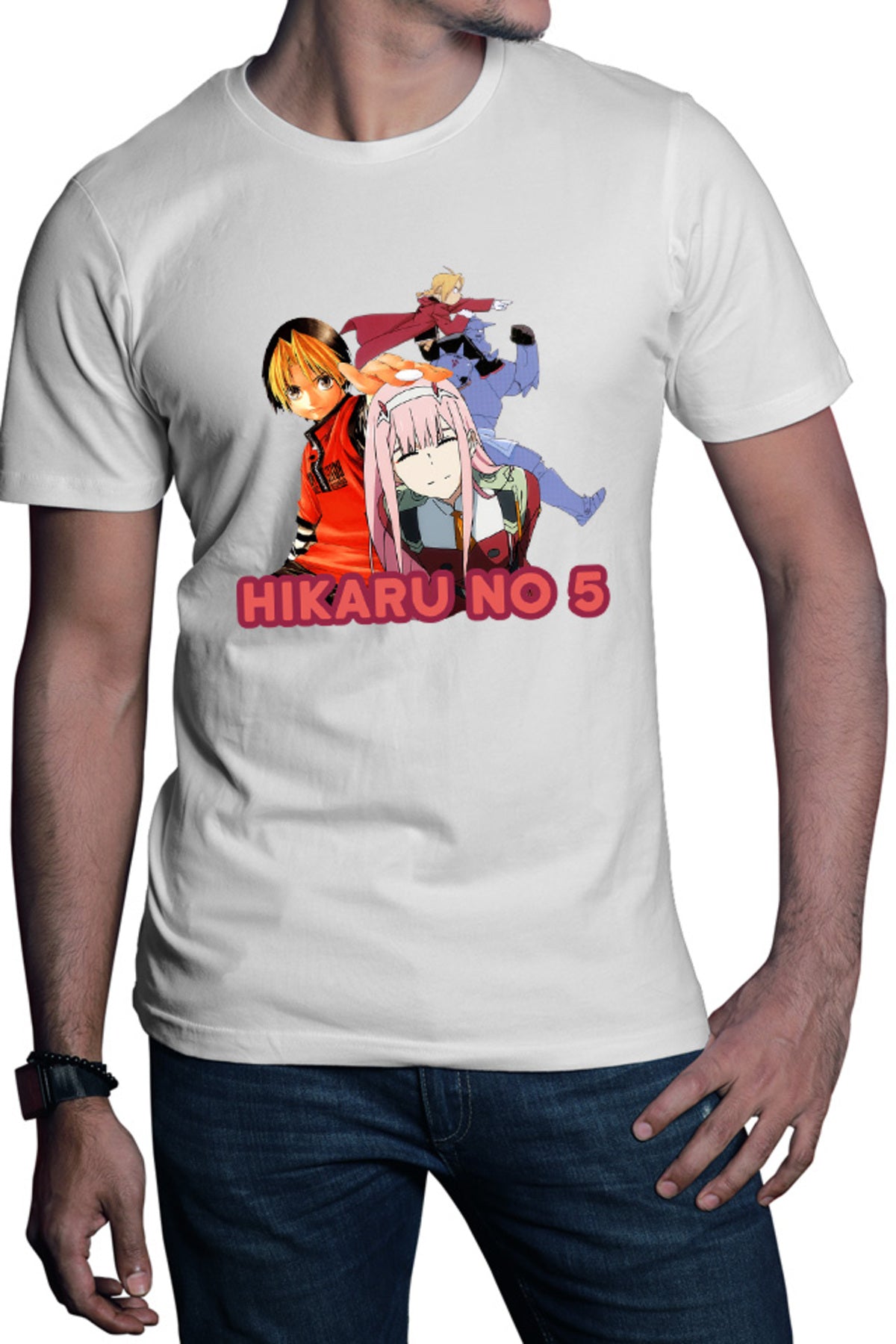 Tricou barbati Hikaru no Go Darling in the FranXX Zero Two Full Metal Alchemist